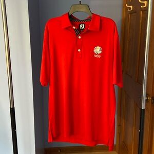 Mens FootJoy Ryder Cup 2020 Golf Polo